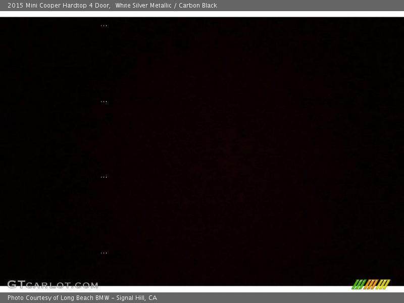 White Silver Metallic / Carbon Black 2015 Mini Cooper Hardtop 4 Door