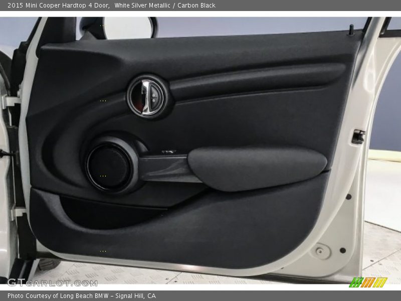 White Silver Metallic / Carbon Black 2015 Mini Cooper Hardtop 4 Door