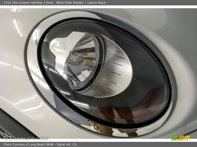 White Silver Metallic / Carbon Black 2015 Mini Cooper Hardtop 4 Door