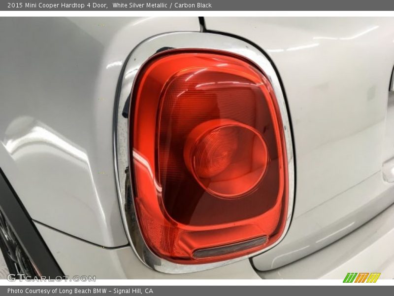 White Silver Metallic / Carbon Black 2015 Mini Cooper Hardtop 4 Door