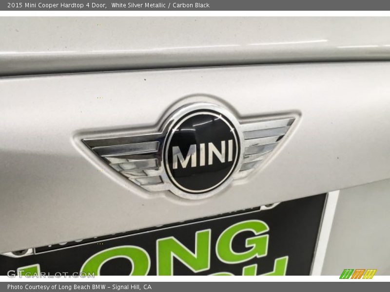 White Silver Metallic / Carbon Black 2015 Mini Cooper Hardtop 4 Door