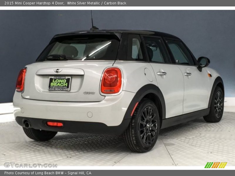 White Silver Metallic / Carbon Black 2015 Mini Cooper Hardtop 4 Door