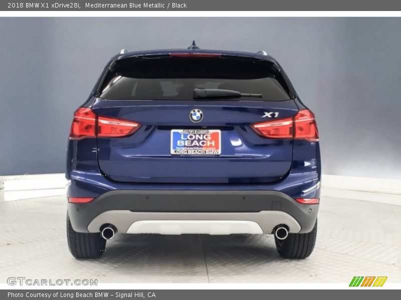 Mediterranean Blue Metallic / Black 2018 BMW X1 xDrive28i