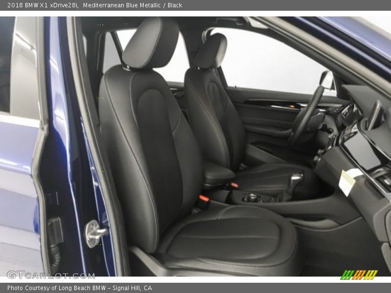 Mediterranean Blue Metallic / Black 2018 BMW X1 xDrive28i