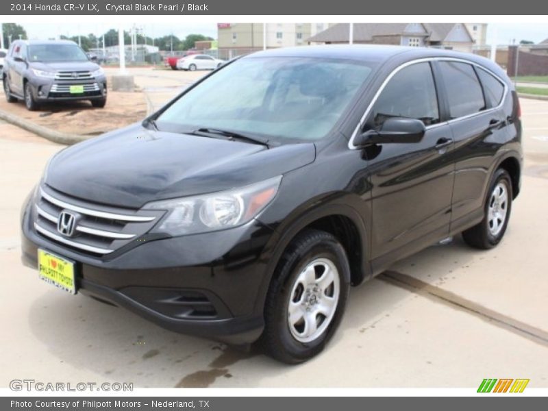Crystal Black Pearl / Black 2014 Honda CR-V LX