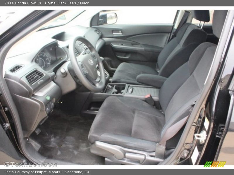 Crystal Black Pearl / Black 2014 Honda CR-V LX