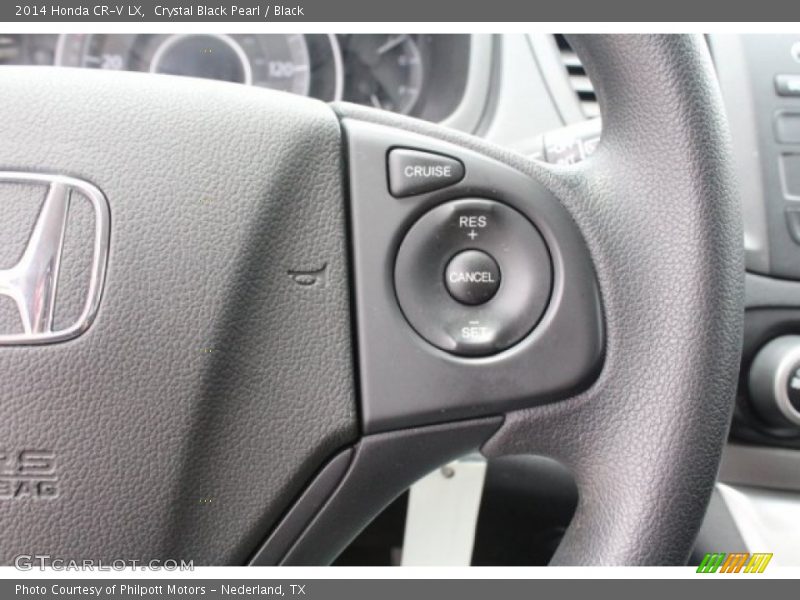Crystal Black Pearl / Black 2014 Honda CR-V LX