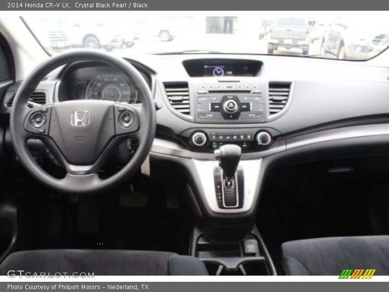 Crystal Black Pearl / Black 2014 Honda CR-V LX