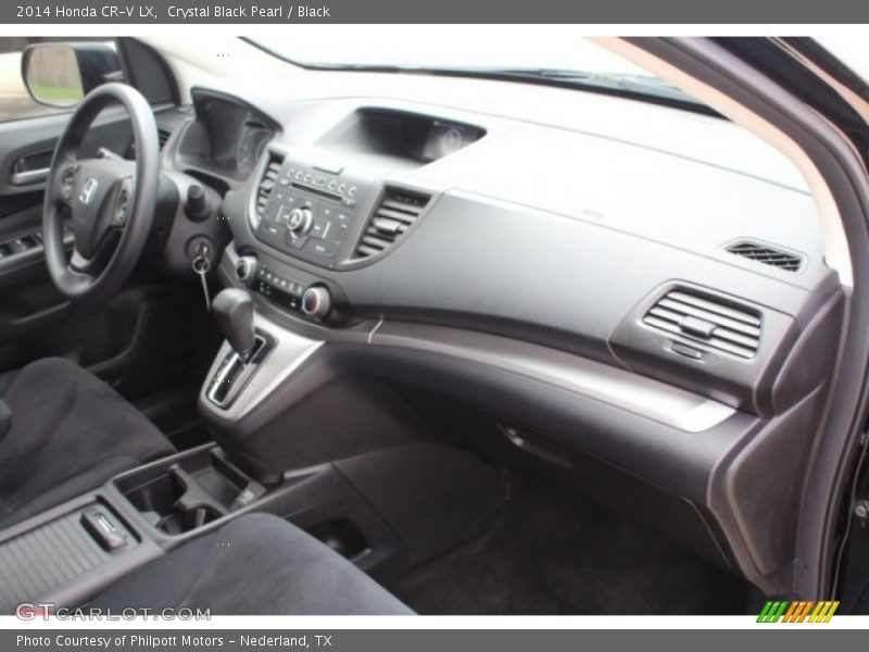 Crystal Black Pearl / Black 2014 Honda CR-V LX