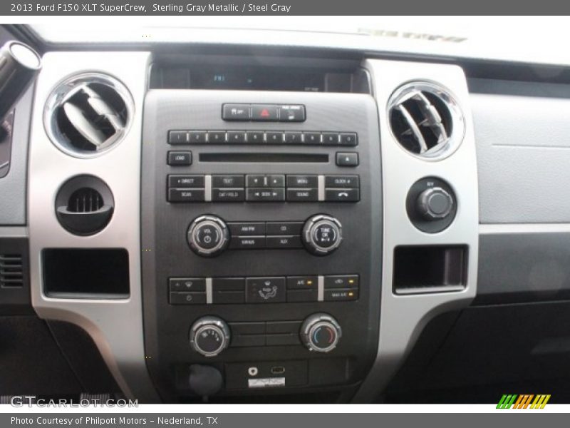 Sterling Gray Metallic / Steel Gray 2013 Ford F150 XLT SuperCrew