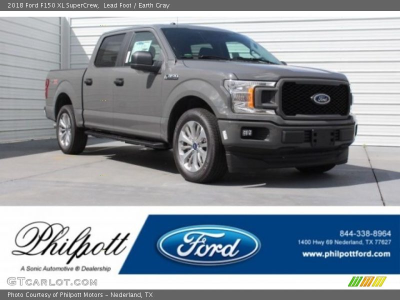 Lead Foot / Earth Gray 2018 Ford F150 XL SuperCrew