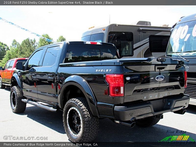Shadow Black / Black 2018 Ford F150 Shelby Cobra Edition SuperCrew 4x4