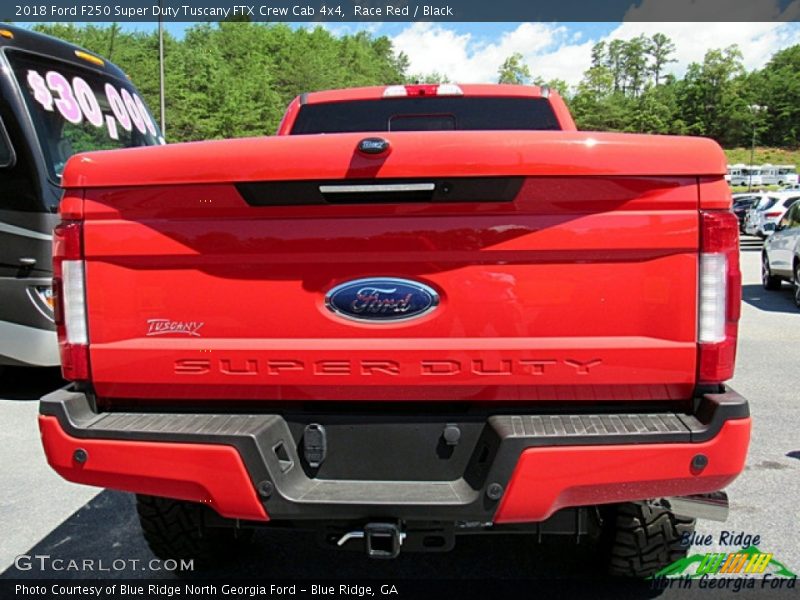 Race Red / Black 2018 Ford F250 Super Duty Tuscany FTX Crew Cab 4x4