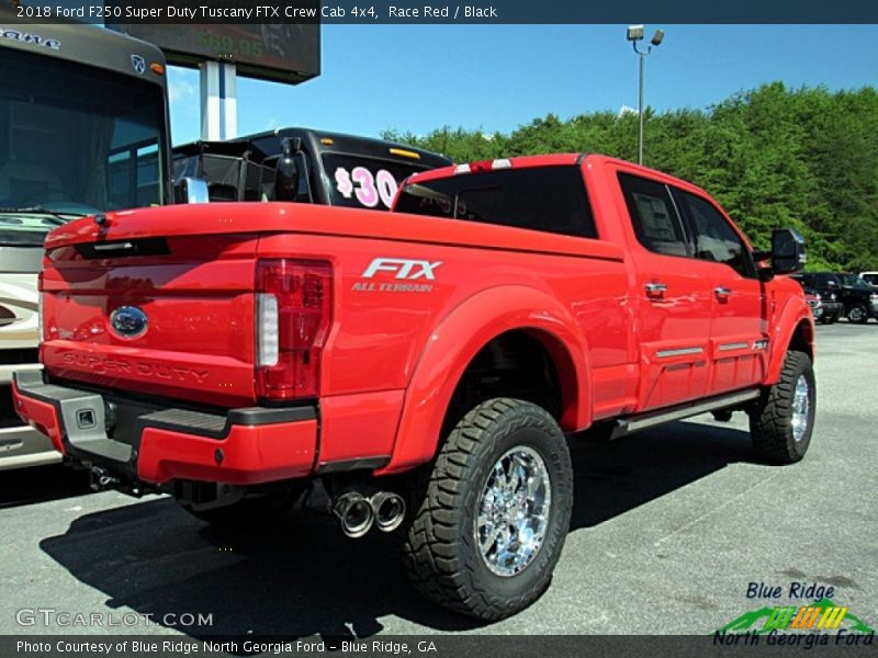 Race Red / Black 2018 Ford F250 Super Duty Tuscany FTX Crew Cab 4x4