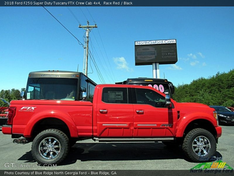 Race Red / Black 2018 Ford F250 Super Duty Tuscany FTX Crew Cab 4x4