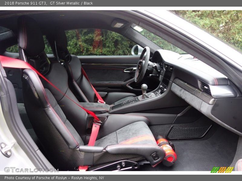 GT Silver Metallic / Black 2018 Porsche 911 GT3