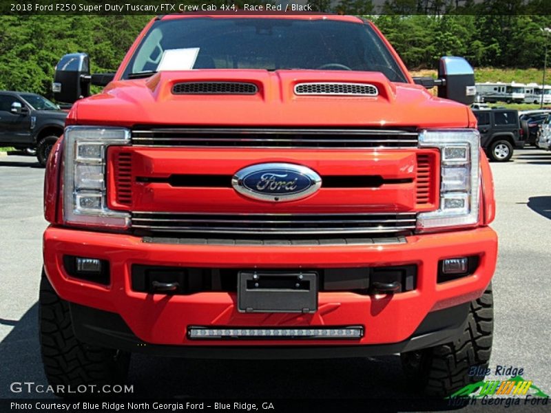 Race Red / Black 2018 Ford F250 Super Duty Tuscany FTX Crew Cab 4x4