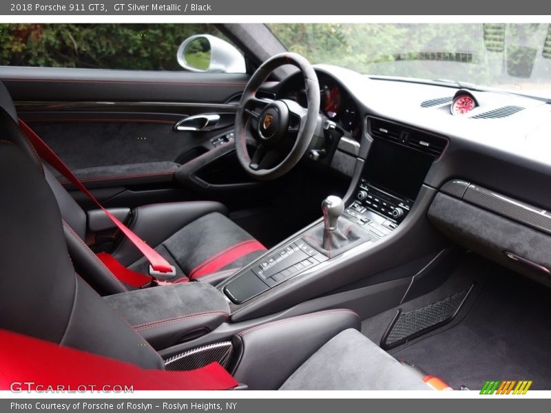 GT Silver Metallic / Black 2018 Porsche 911 GT3
