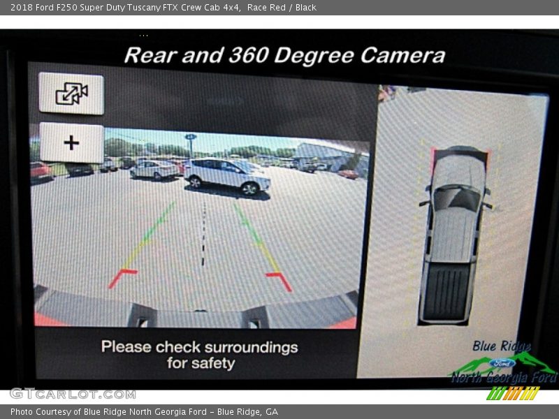 Race Red / Black 2018 Ford F250 Super Duty Tuscany FTX Crew Cab 4x4