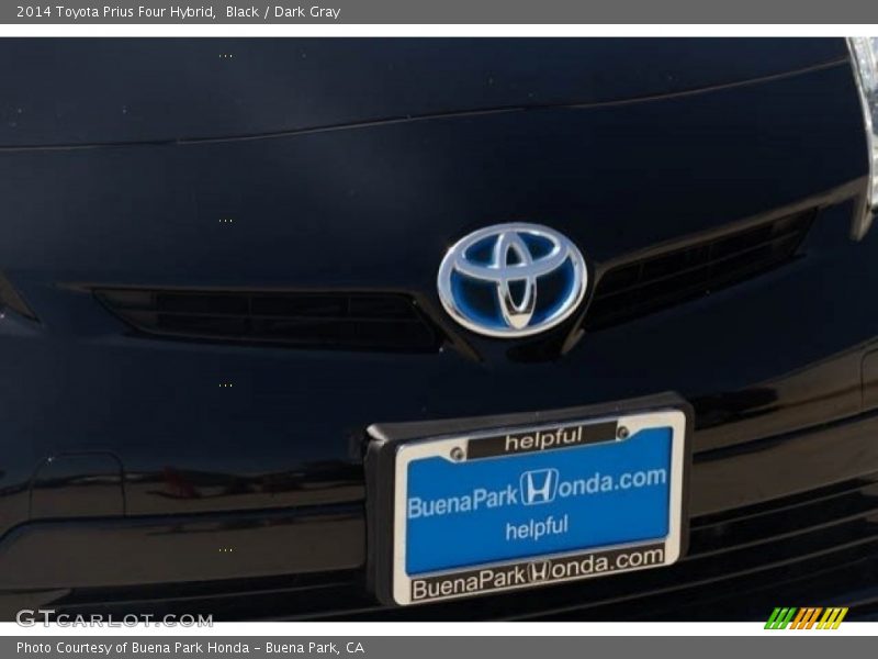 Black / Dark Gray 2014 Toyota Prius Four Hybrid