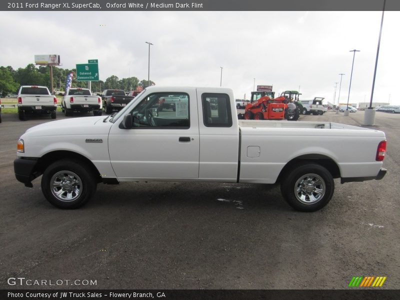 Oxford White / Medium Dark Flint 2011 Ford Ranger XL SuperCab
