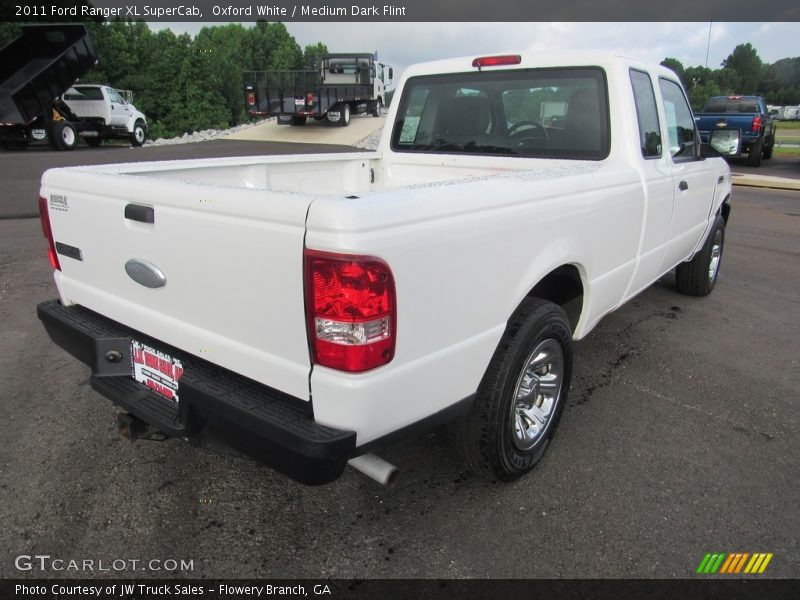 Oxford White / Medium Dark Flint 2011 Ford Ranger XL SuperCab