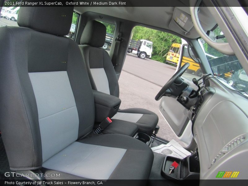Oxford White / Medium Dark Flint 2011 Ford Ranger XL SuperCab