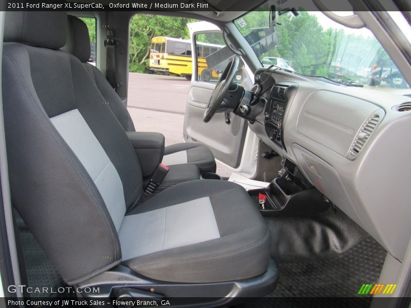 Oxford White / Medium Dark Flint 2011 Ford Ranger XL SuperCab