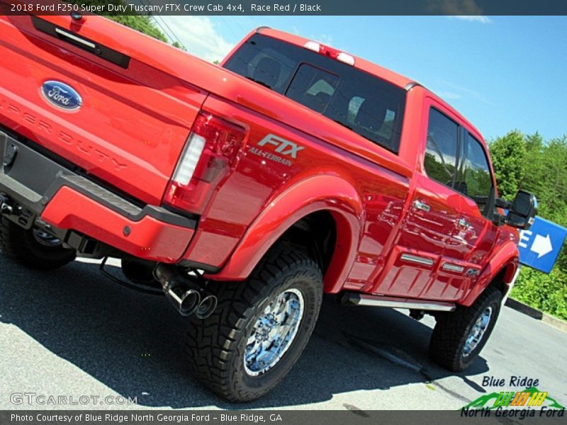 Race Red / Black 2018 Ford F250 Super Duty Tuscany FTX Crew Cab 4x4