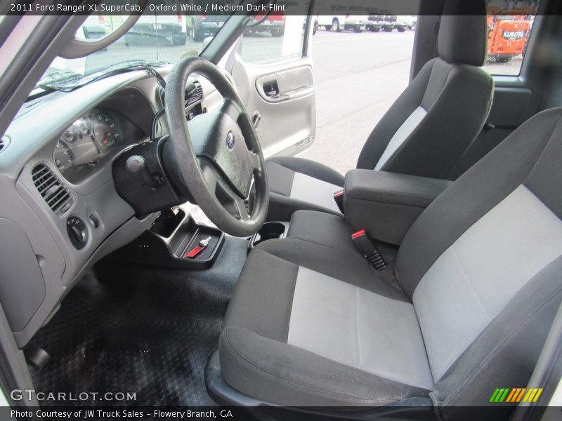 Oxford White / Medium Dark Flint 2011 Ford Ranger XL SuperCab