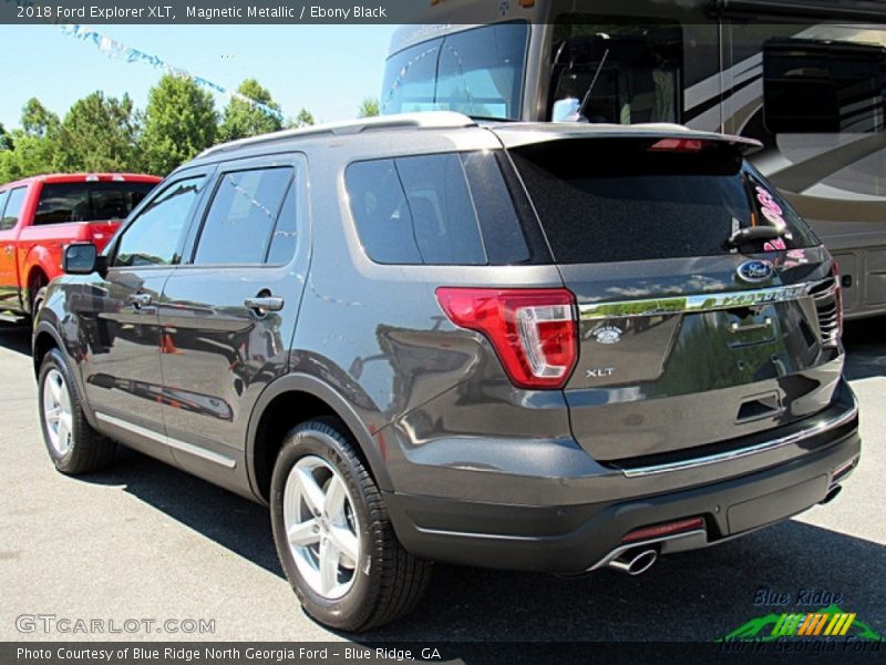 Magnetic Metallic / Ebony Black 2018 Ford Explorer XLT