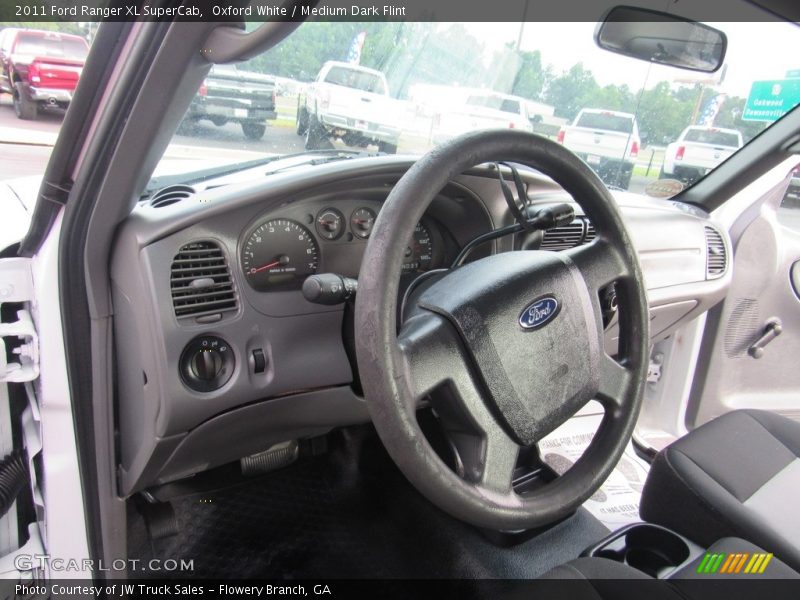 Oxford White / Medium Dark Flint 2011 Ford Ranger XL SuperCab