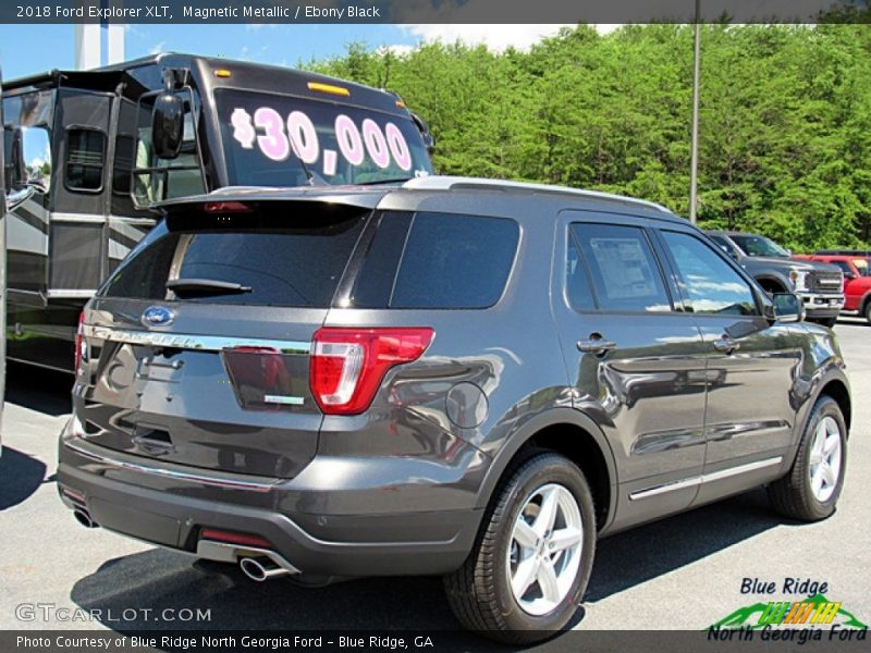 Magnetic Metallic / Ebony Black 2018 Ford Explorer XLT