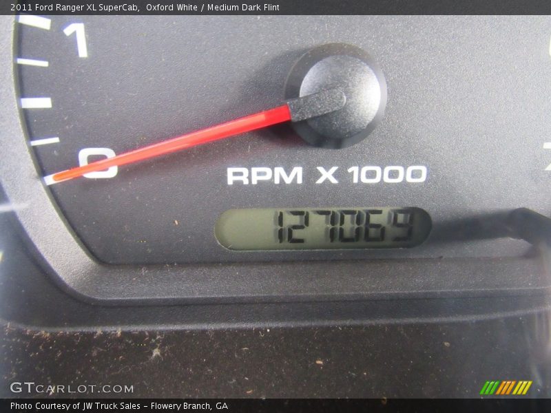 Oxford White / Medium Dark Flint 2011 Ford Ranger XL SuperCab