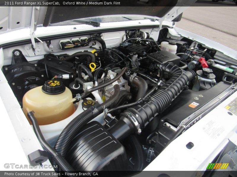 Oxford White / Medium Dark Flint 2011 Ford Ranger XL SuperCab