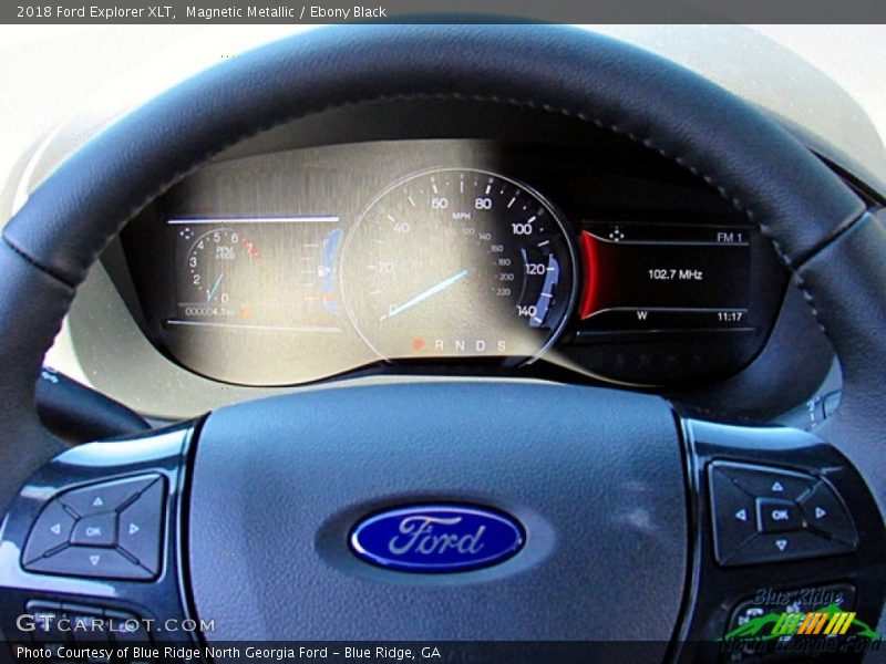 Magnetic Metallic / Ebony Black 2018 Ford Explorer XLT