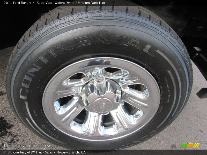 Oxford White / Medium Dark Flint 2011 Ford Ranger XL SuperCab