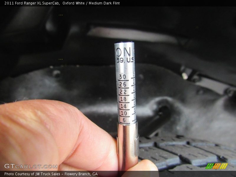 Oxford White / Medium Dark Flint 2011 Ford Ranger XL SuperCab