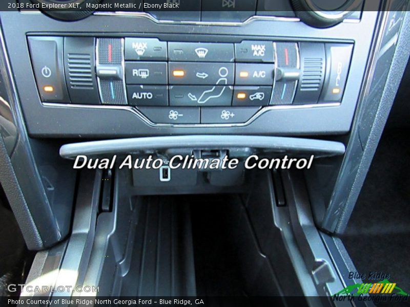 Magnetic Metallic / Ebony Black 2018 Ford Explorer XLT