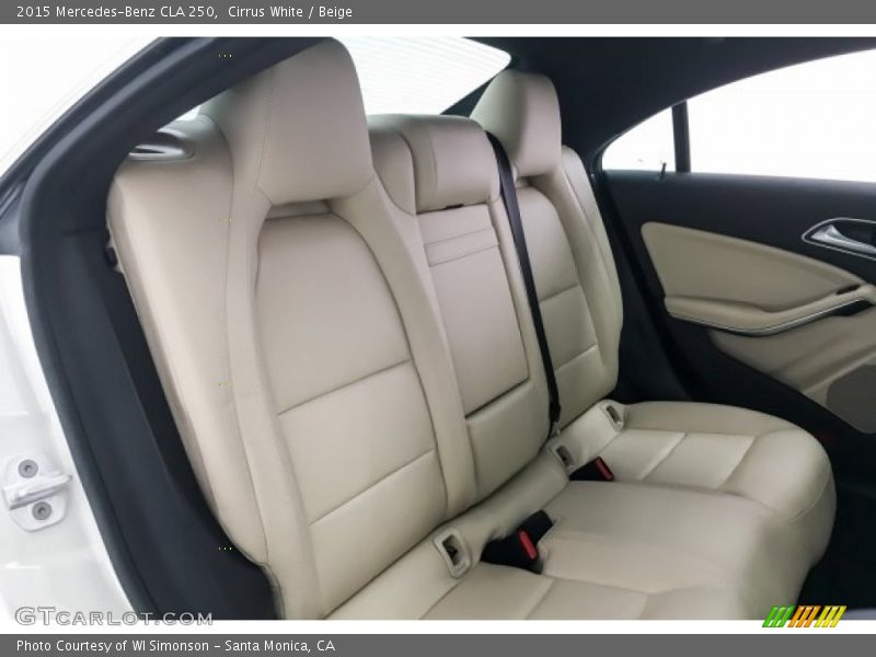 Cirrus White / Beige 2015 Mercedes-Benz CLA 250