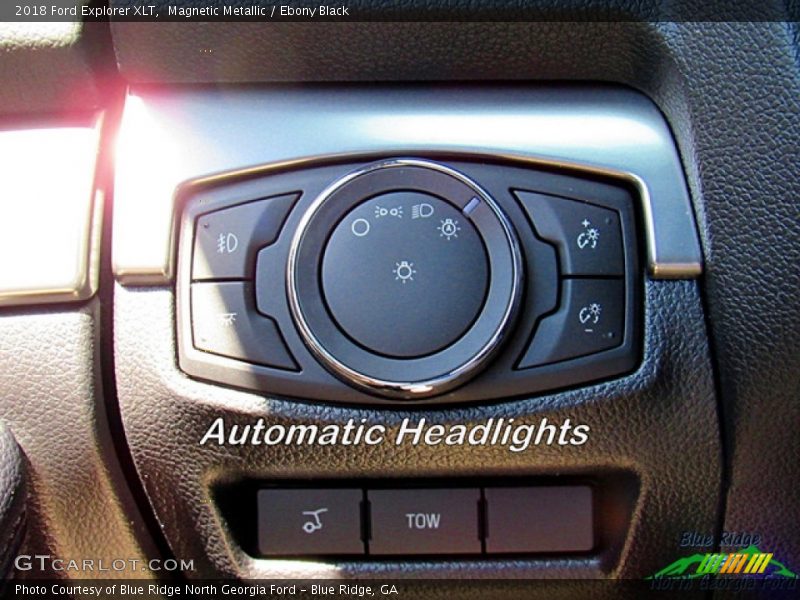 Magnetic Metallic / Ebony Black 2018 Ford Explorer XLT