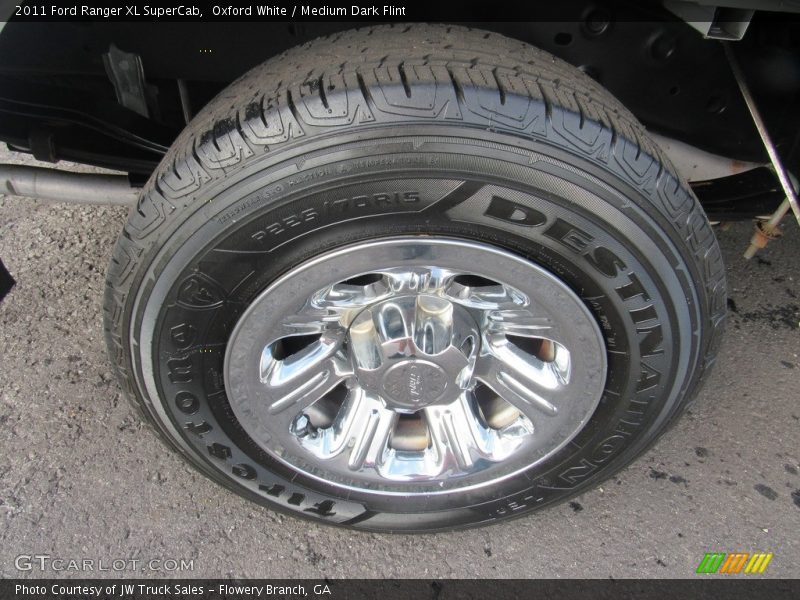Oxford White / Medium Dark Flint 2011 Ford Ranger XL SuperCab