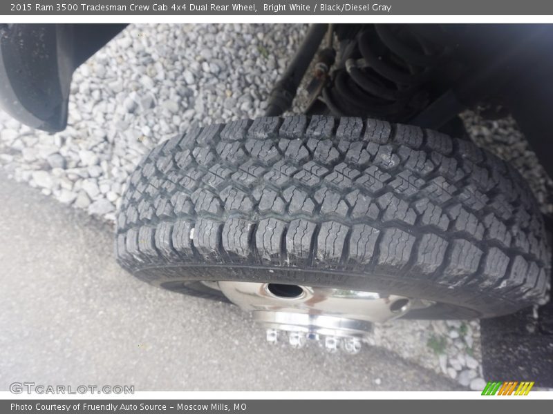 Bright White / Black/Diesel Gray 2015 Ram 3500 Tradesman Crew Cab 4x4 Dual Rear Wheel