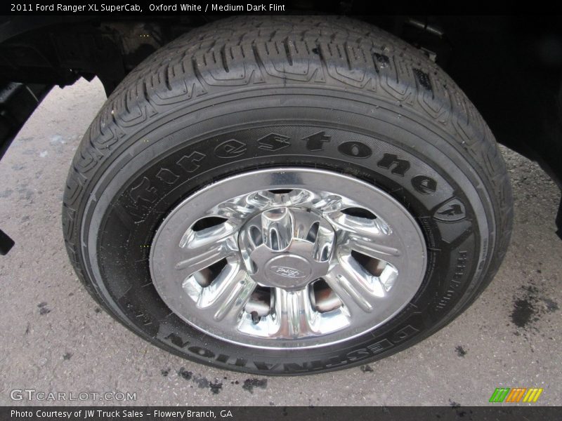 Oxford White / Medium Dark Flint 2011 Ford Ranger XL SuperCab