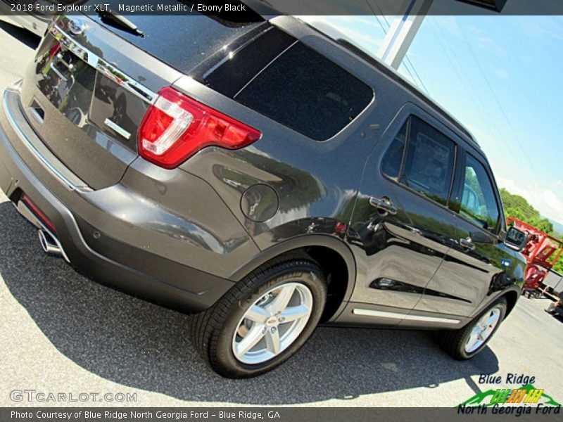 Magnetic Metallic / Ebony Black 2018 Ford Explorer XLT
