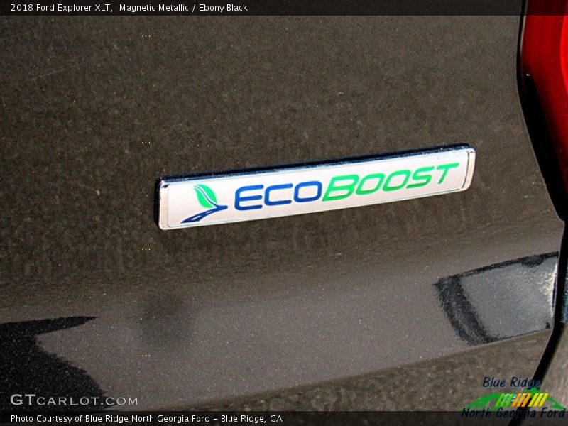 Magnetic Metallic / Ebony Black 2018 Ford Explorer XLT