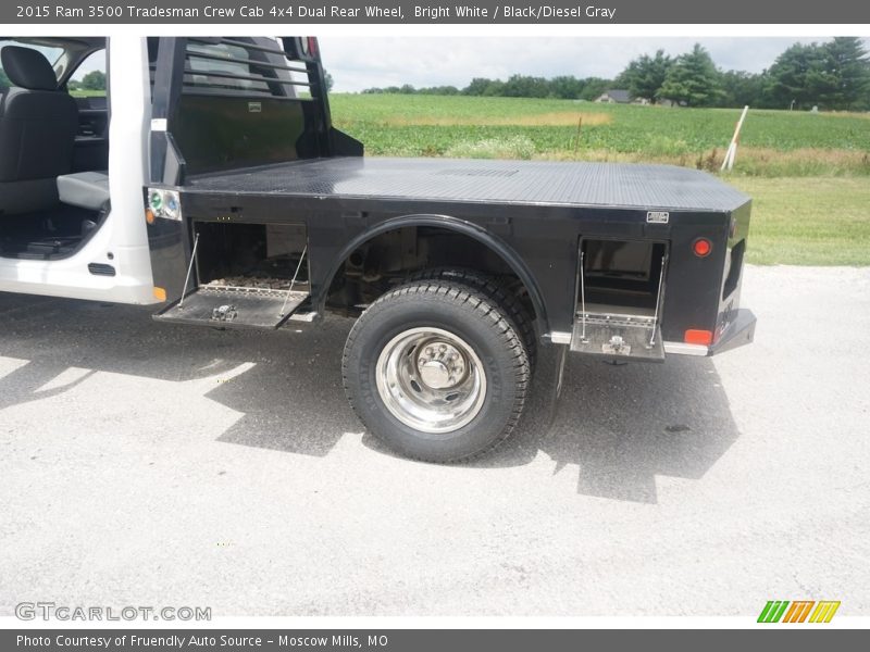 Bright White / Black/Diesel Gray 2015 Ram 3500 Tradesman Crew Cab 4x4 Dual Rear Wheel