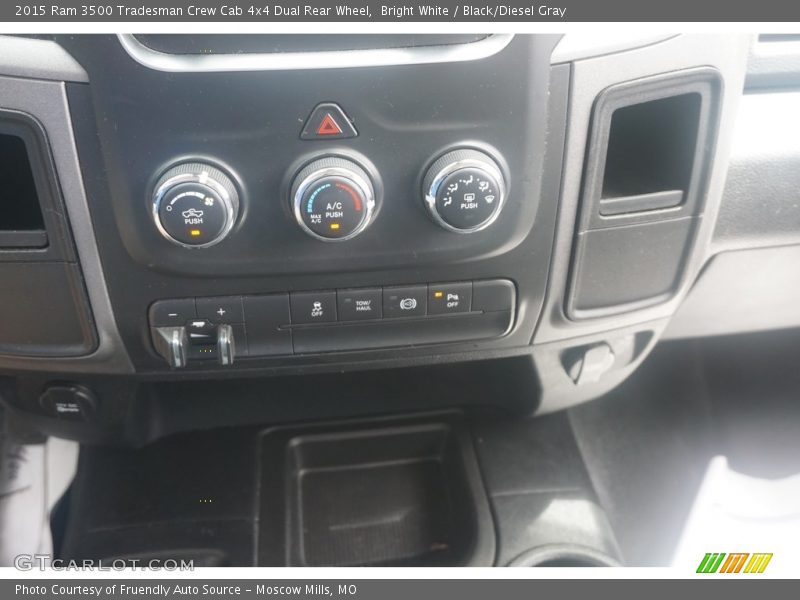 Bright White / Black/Diesel Gray 2015 Ram 3500 Tradesman Crew Cab 4x4 Dual Rear Wheel