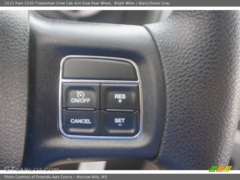 Bright White / Black/Diesel Gray 2015 Ram 3500 Tradesman Crew Cab 4x4 Dual Rear Wheel