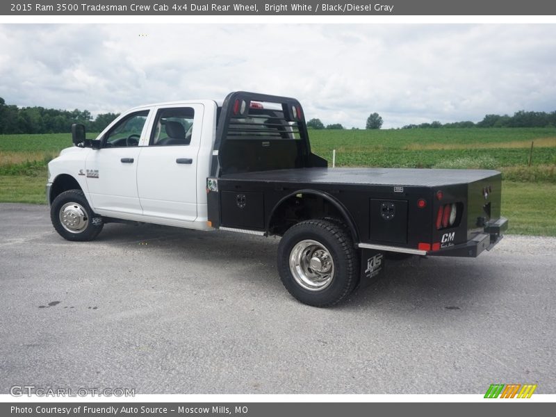 Bright White / Black/Diesel Gray 2015 Ram 3500 Tradesman Crew Cab 4x4 Dual Rear Wheel